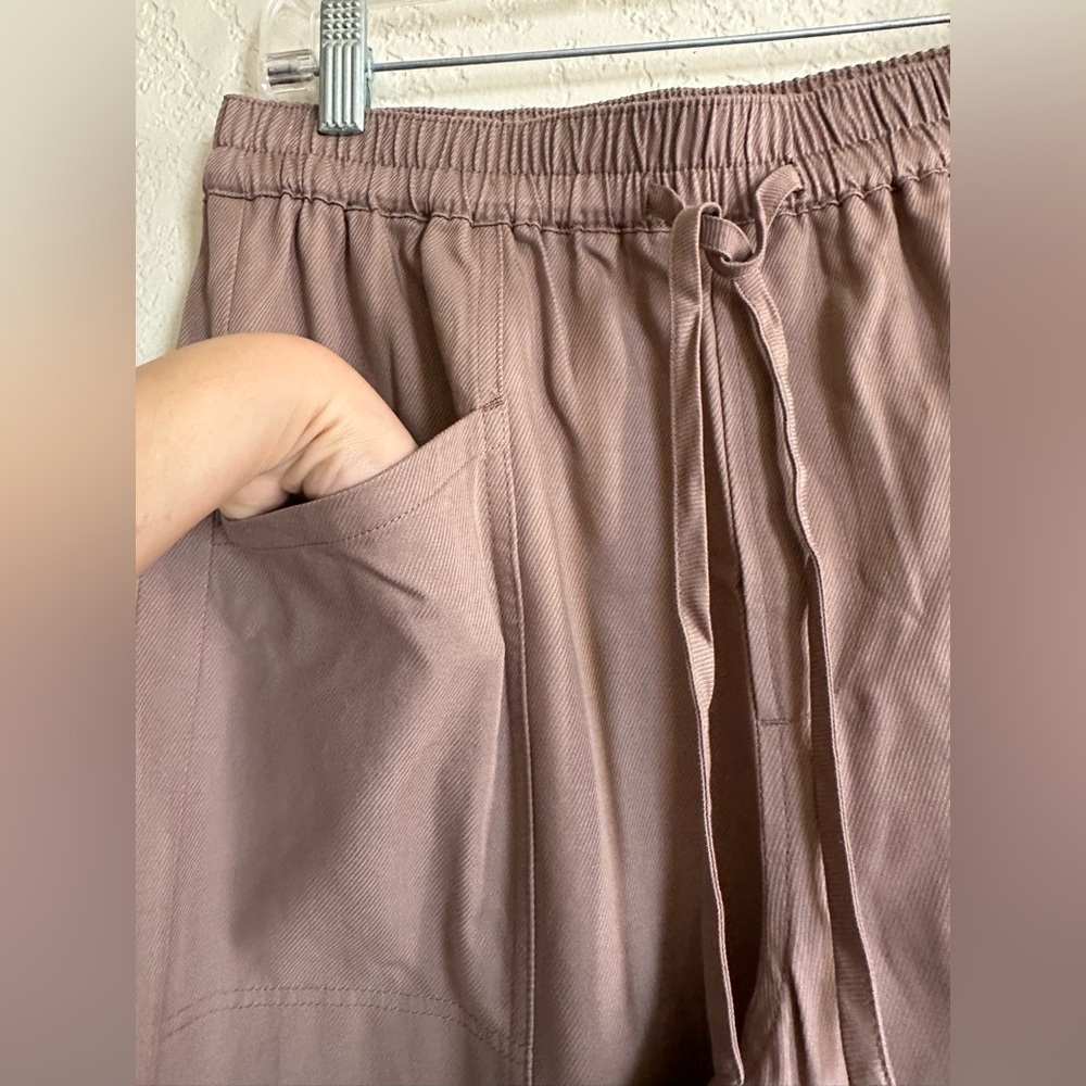 Madewell Cargo pants High Rise Relaxed Drawstring Viscose Small casual - Picture 5 of 11